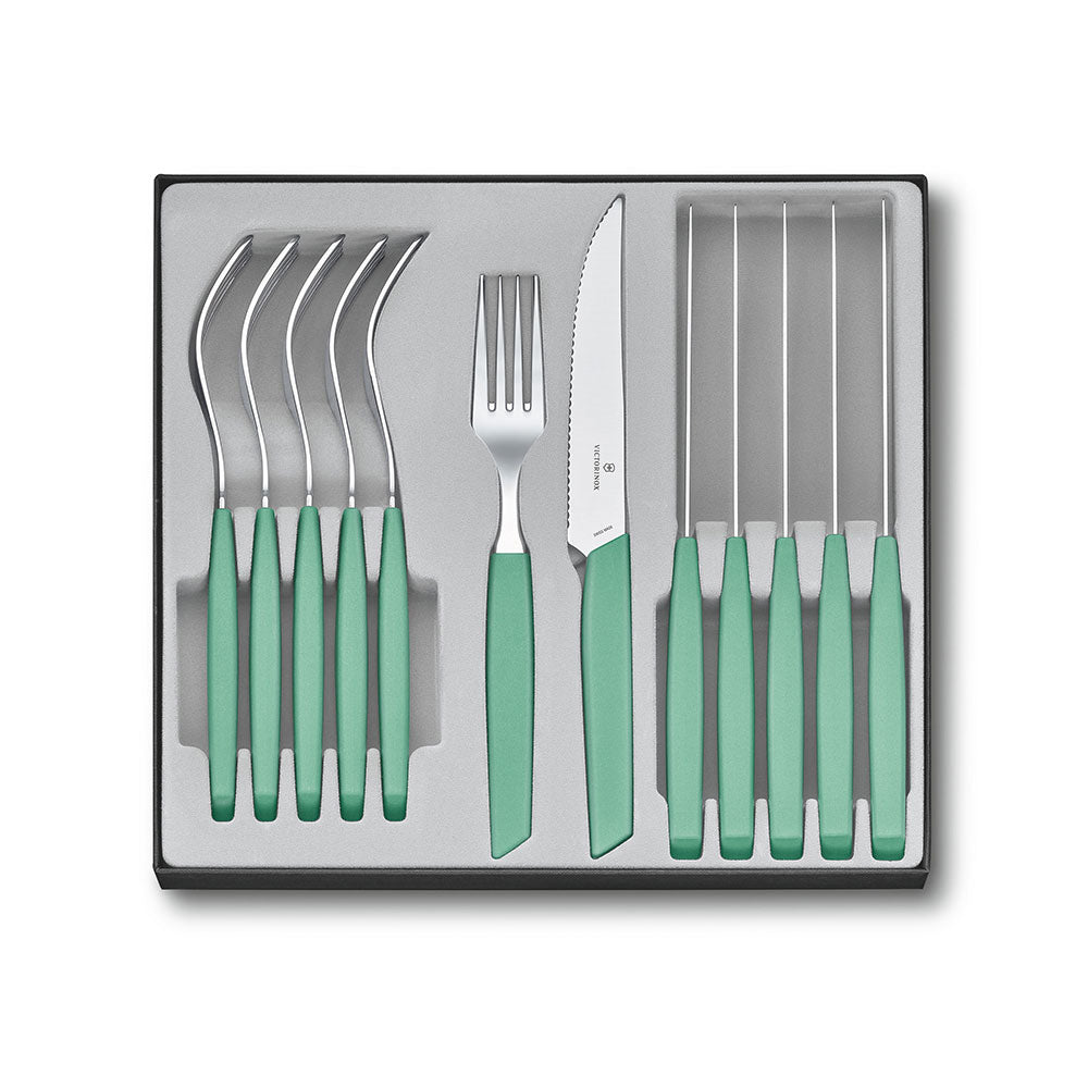 Victorinox Swiss Modern Steak Knife Set (menta)