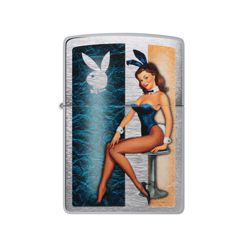 Zippo Playboyは、Chrome Windproof Lighterをブラッシュしました