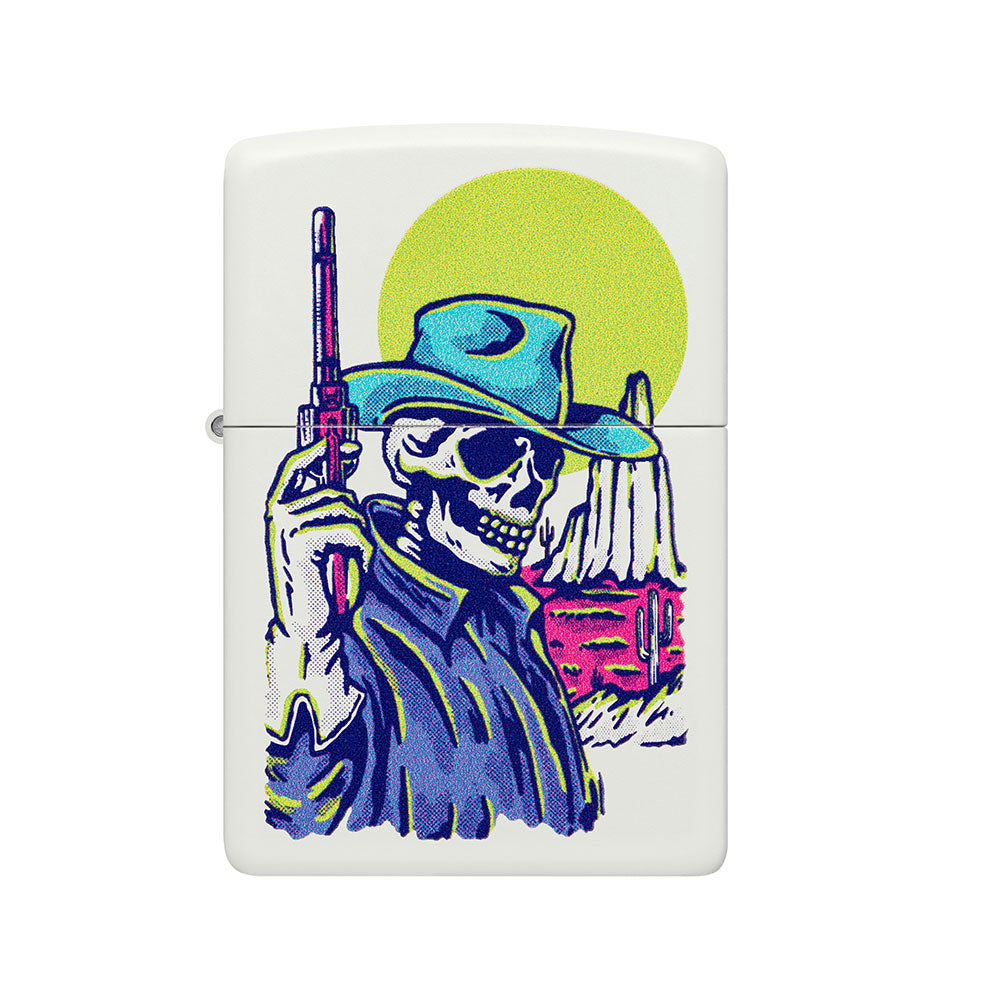 Zippo Cowboy Skull Design Windproof Lost