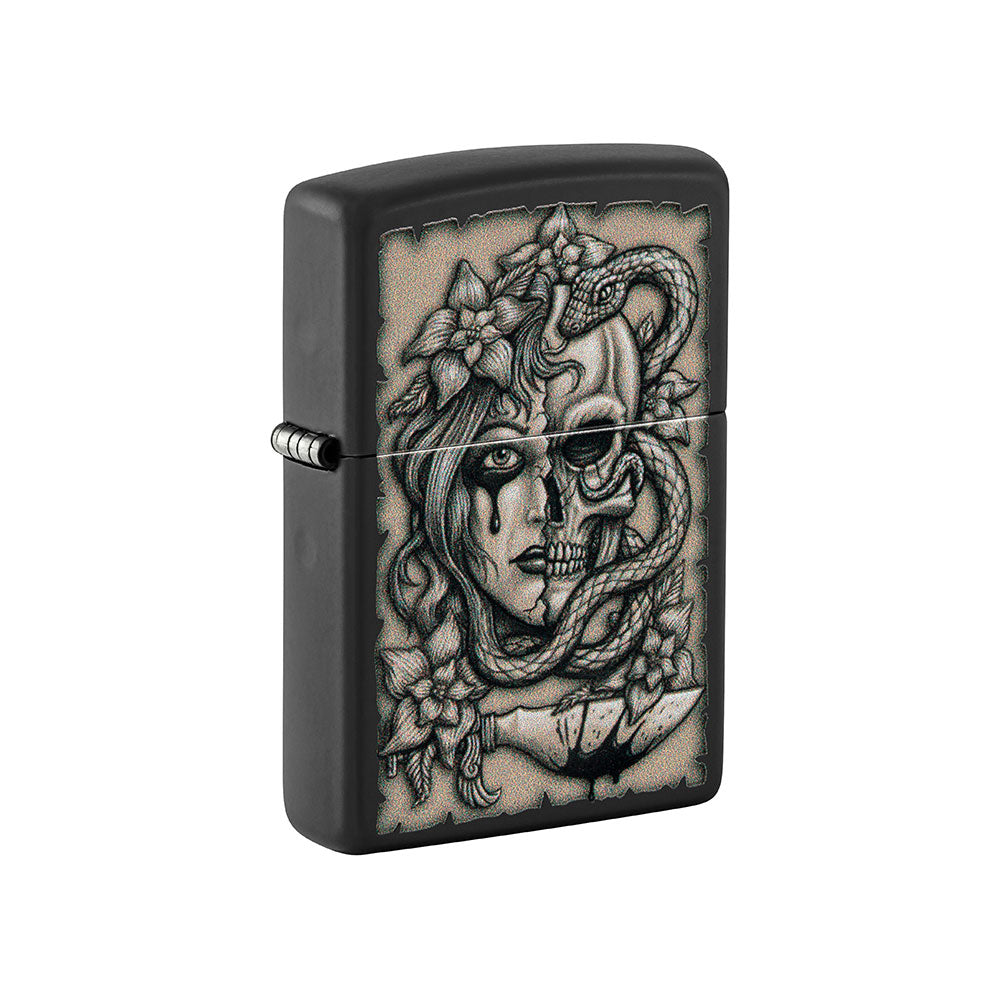 Briquet de la conception de tatouage zippo