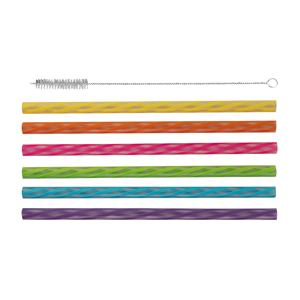 Avanti Rainbow Cocktail Straw (Set of 24)