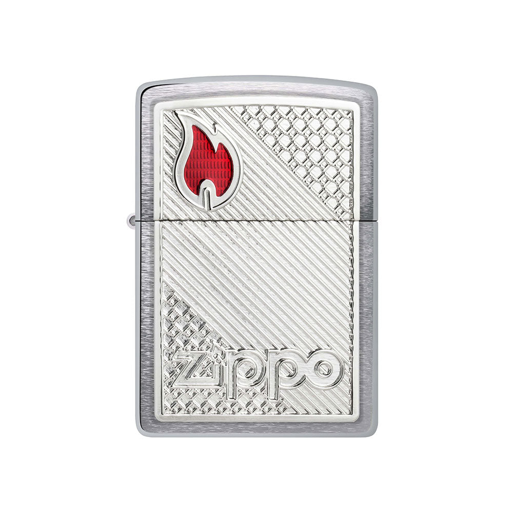 Diseño de emblema Zippo Encendedor a prueba de viento