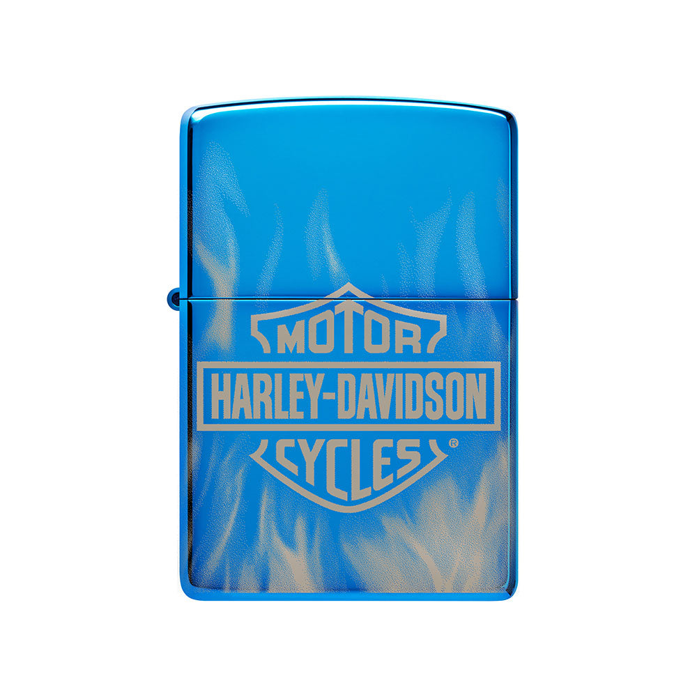 Zippo Harley Davidson høj poleret lighter