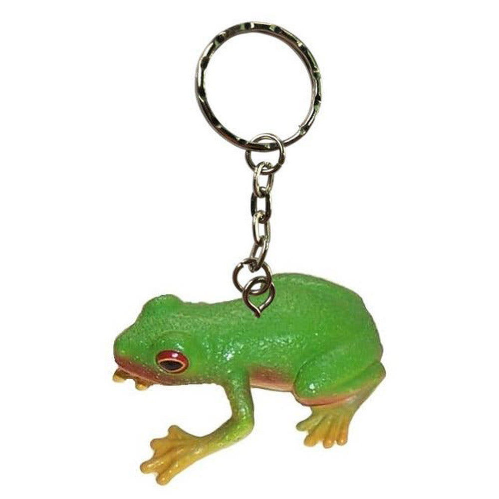 Red-Eyed Green Tree Frog Keychain