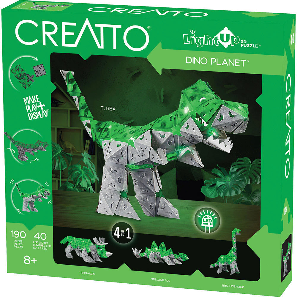 Creatto: Dino Planet Light Up 3D Puzzle