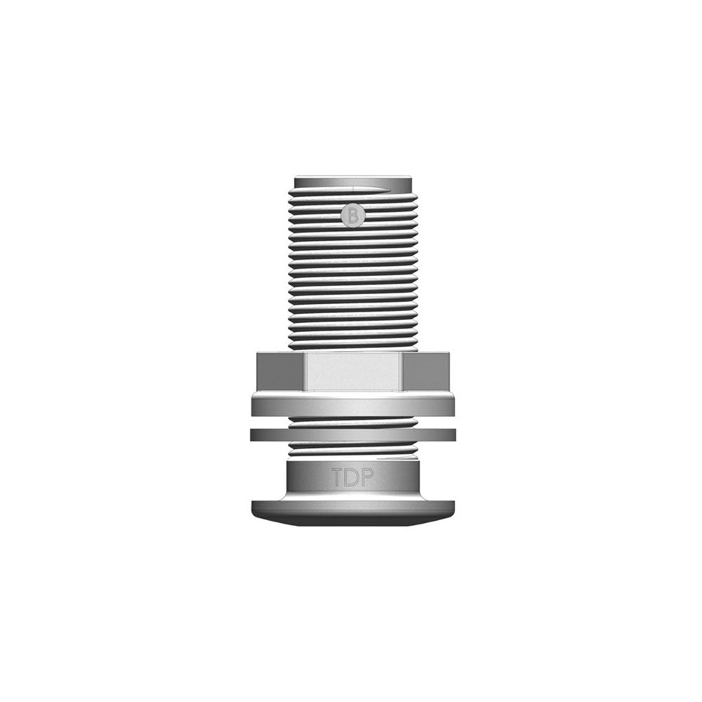 BSP Polymer Threaded Skin Fitting Only w/o Barb (19x17mm)