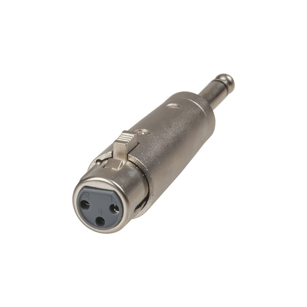 Cannon/XLR til 6,5 mm plugadapter med 3 stifter