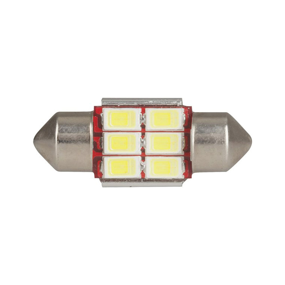 CANBUS -kompatibel LED Festoon Globe 12V (6x5730)