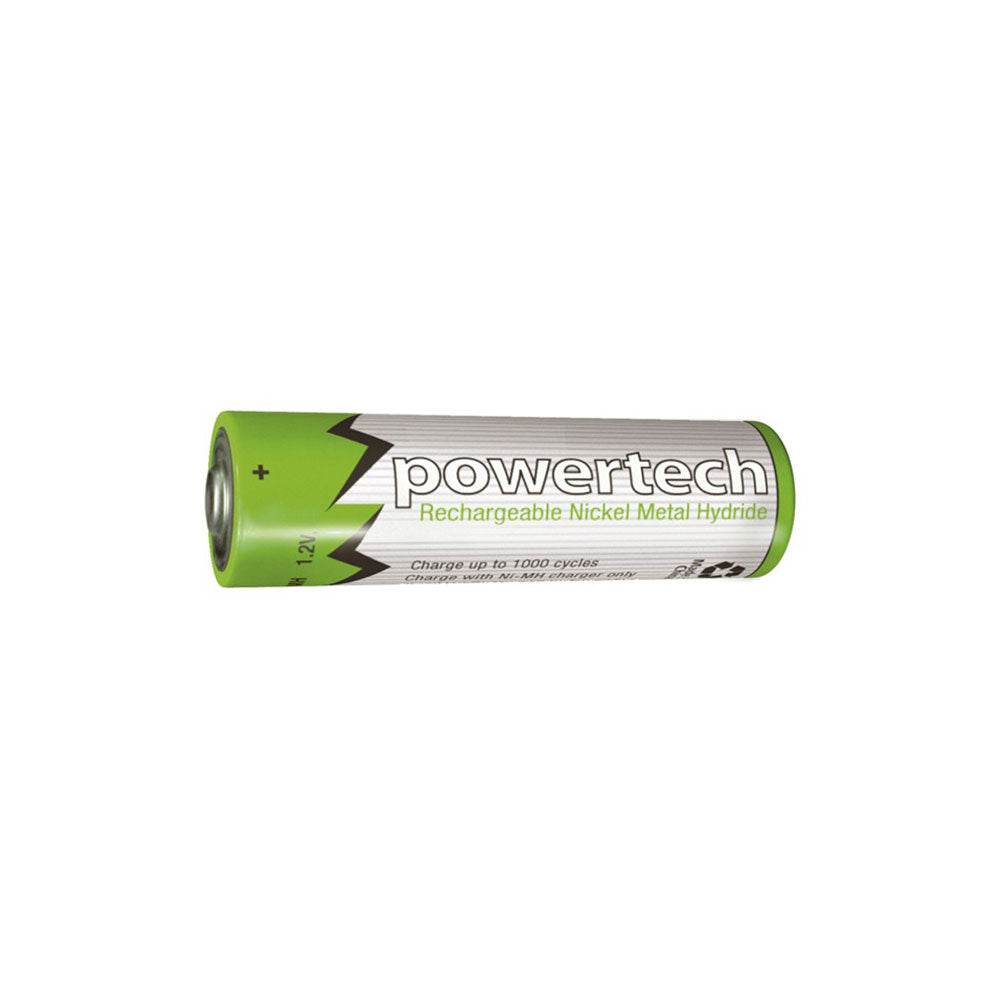 Rechargeable AA NiMH Powertech Battery 1.2V 2500mAh (Nipple)