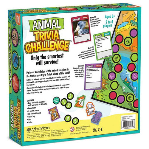 Animal Trivia Challenge Family Game