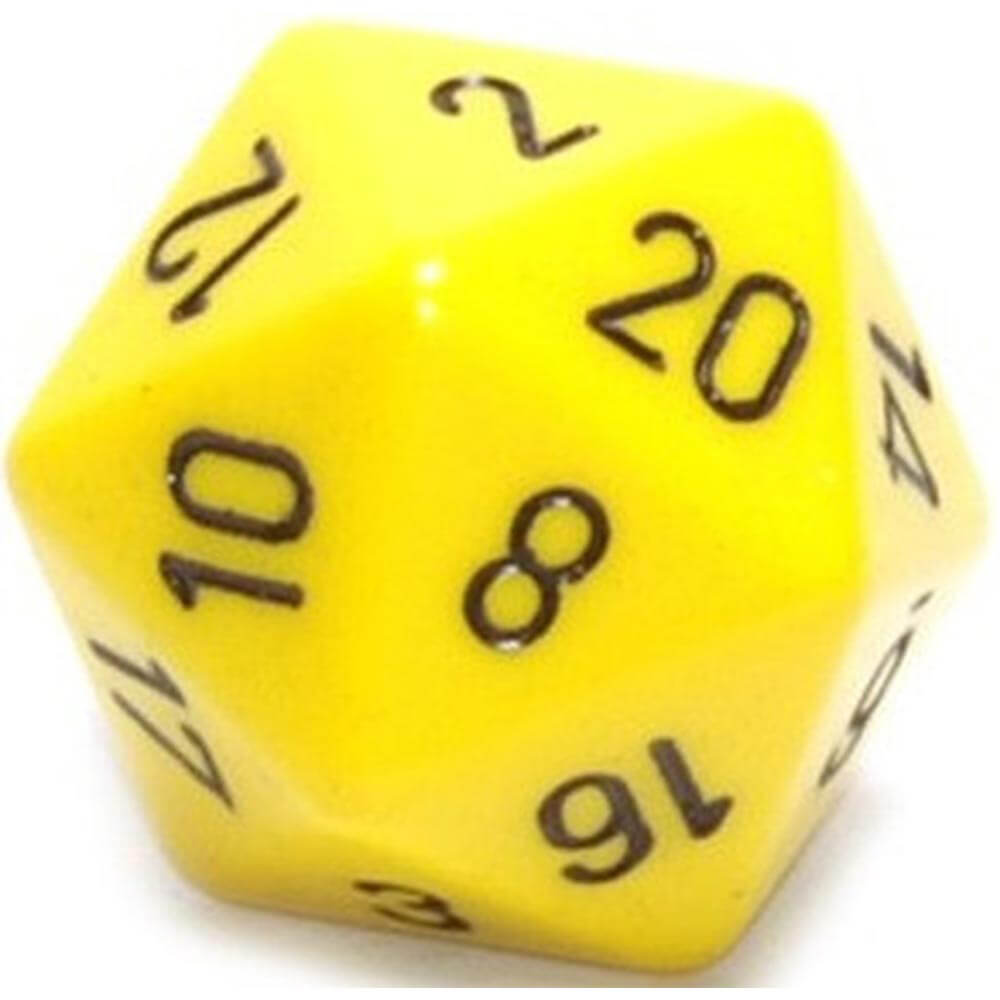 D20 DICE OPAQUE (34 mm)