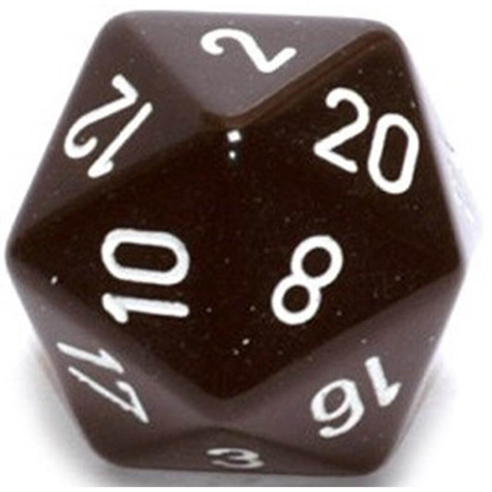 D20 Kości nieprzezroczyste (34 mm)