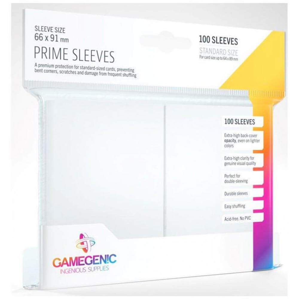 GameGenic Prime Card Maniche (66mm x 91mm 100's)