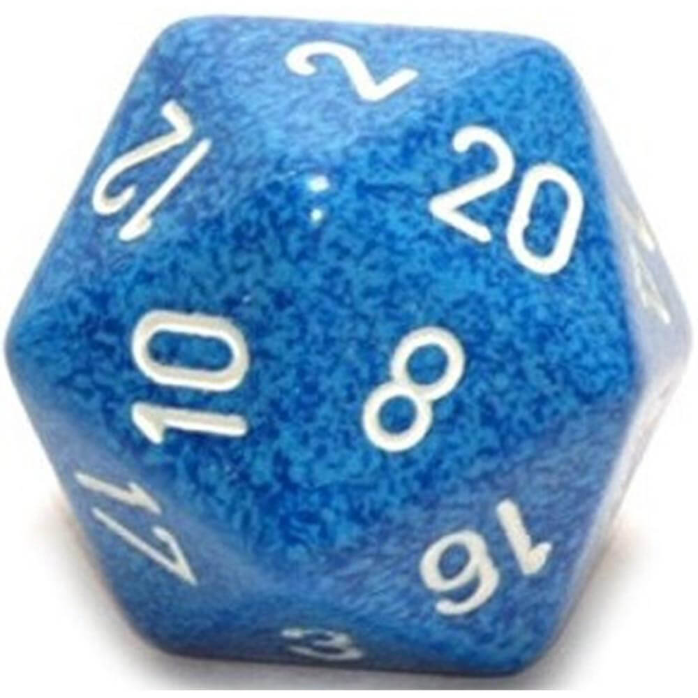  D20 Würfel gesprenkelt (34mm)