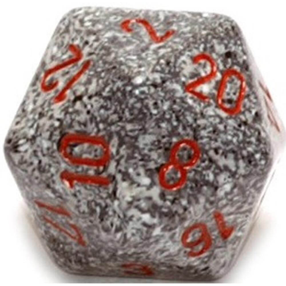  D20 Würfel gesprenkelt (34mm)