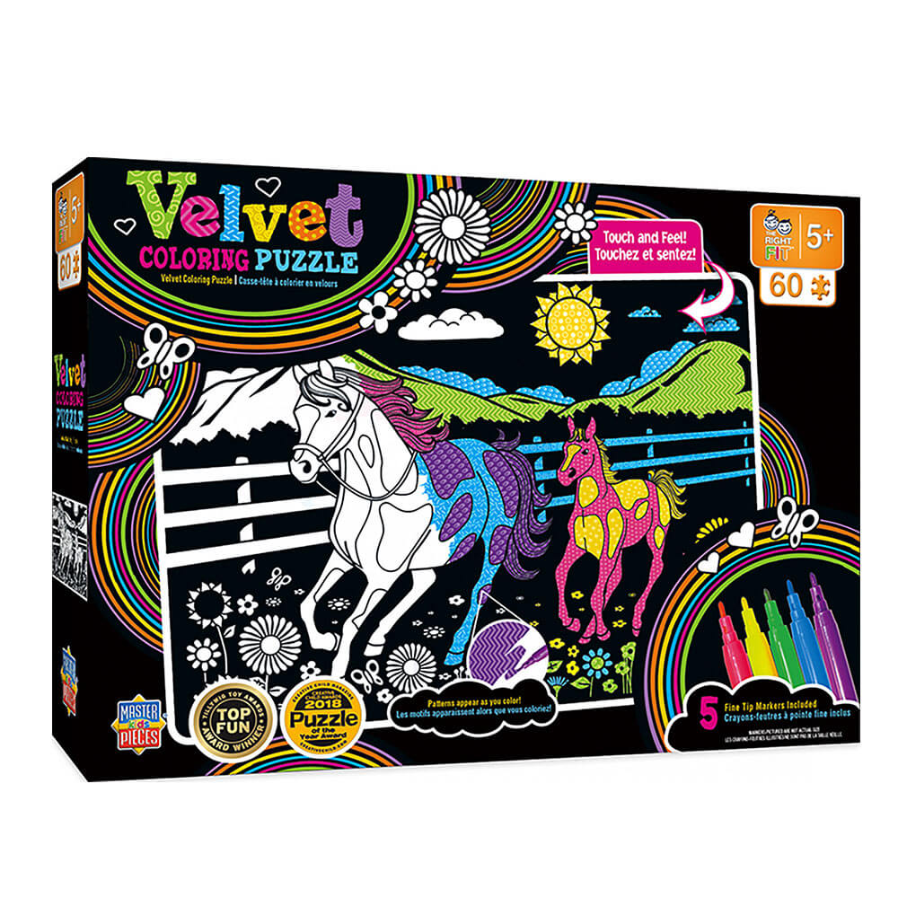 MP Kids Velvet Coloring Puzzle (60 PC)