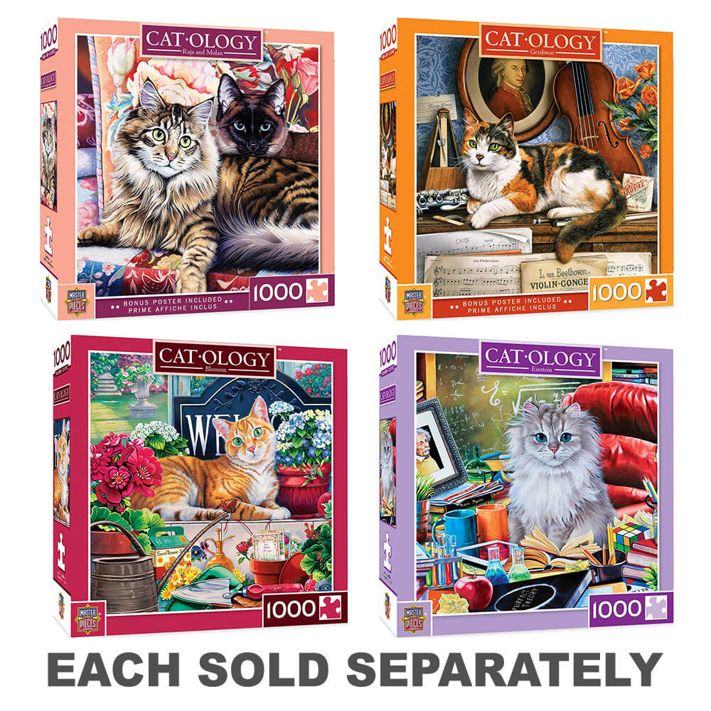 Masterpieces Puzzle Cat-ology (1000 pcs)