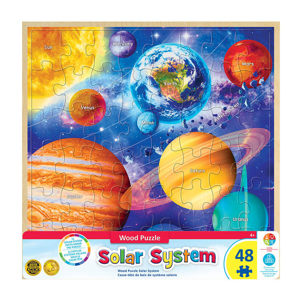 MP Wood Fun Facts Puzzle（48 PCS）