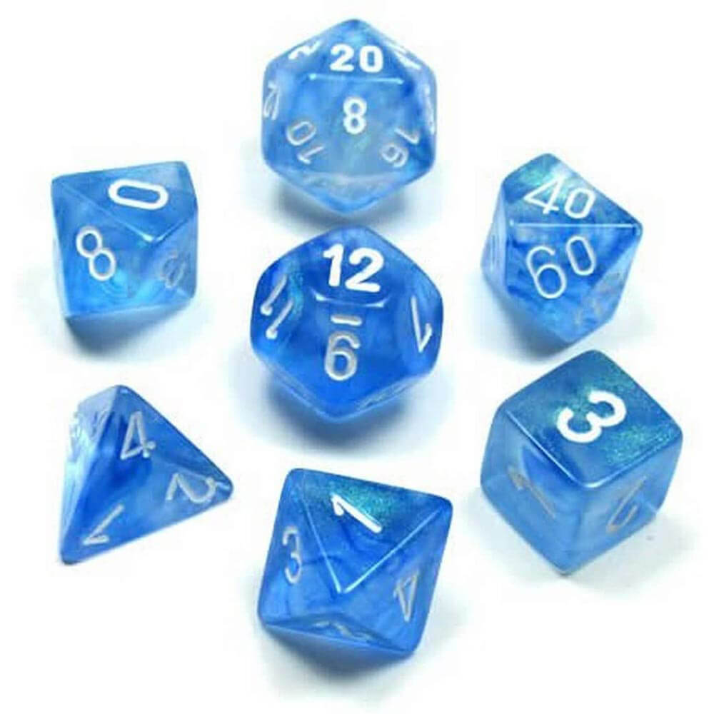 D7 set da dadi set borealis poli (7 dadi)