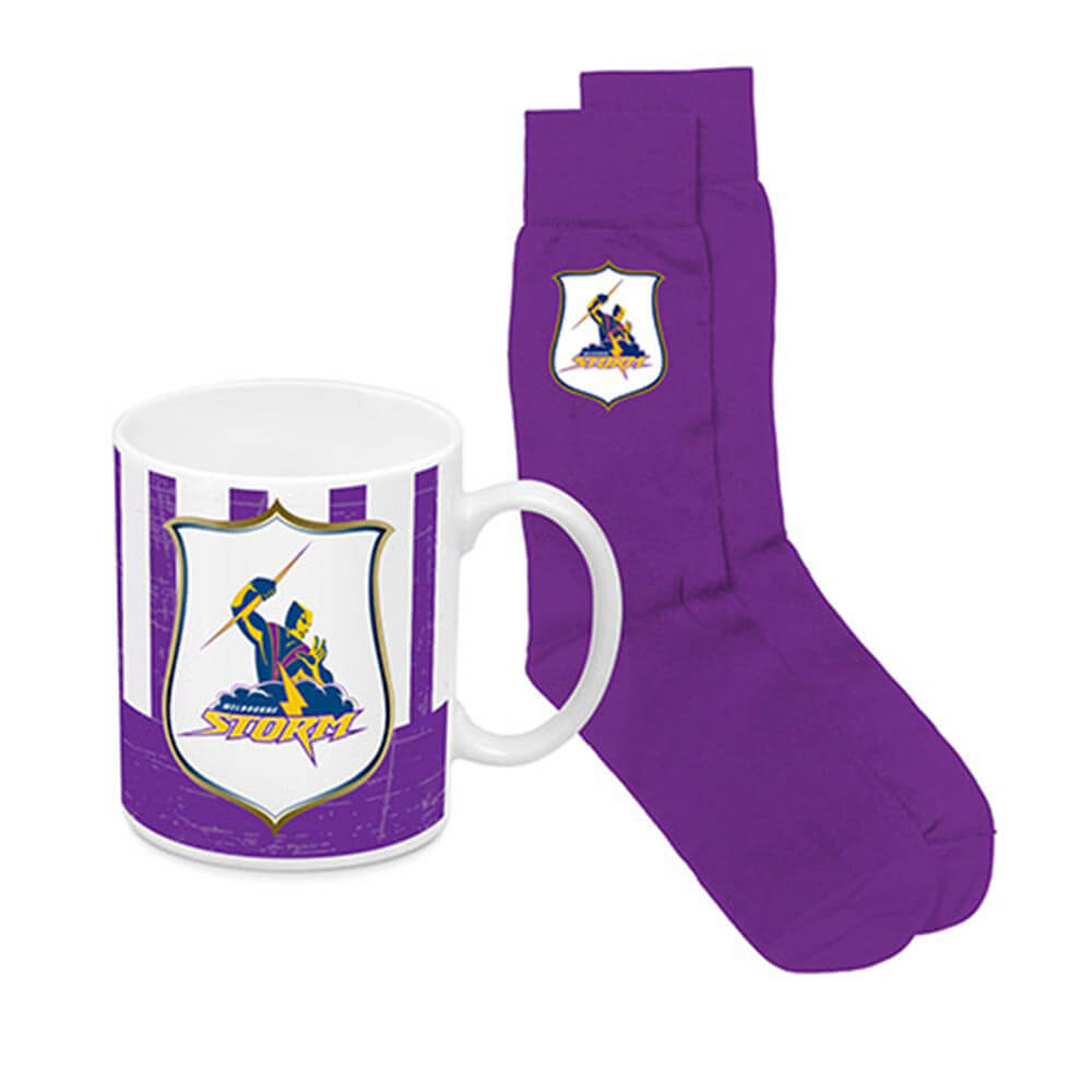 NRL Coffee Mug Heritage & Sock Pack