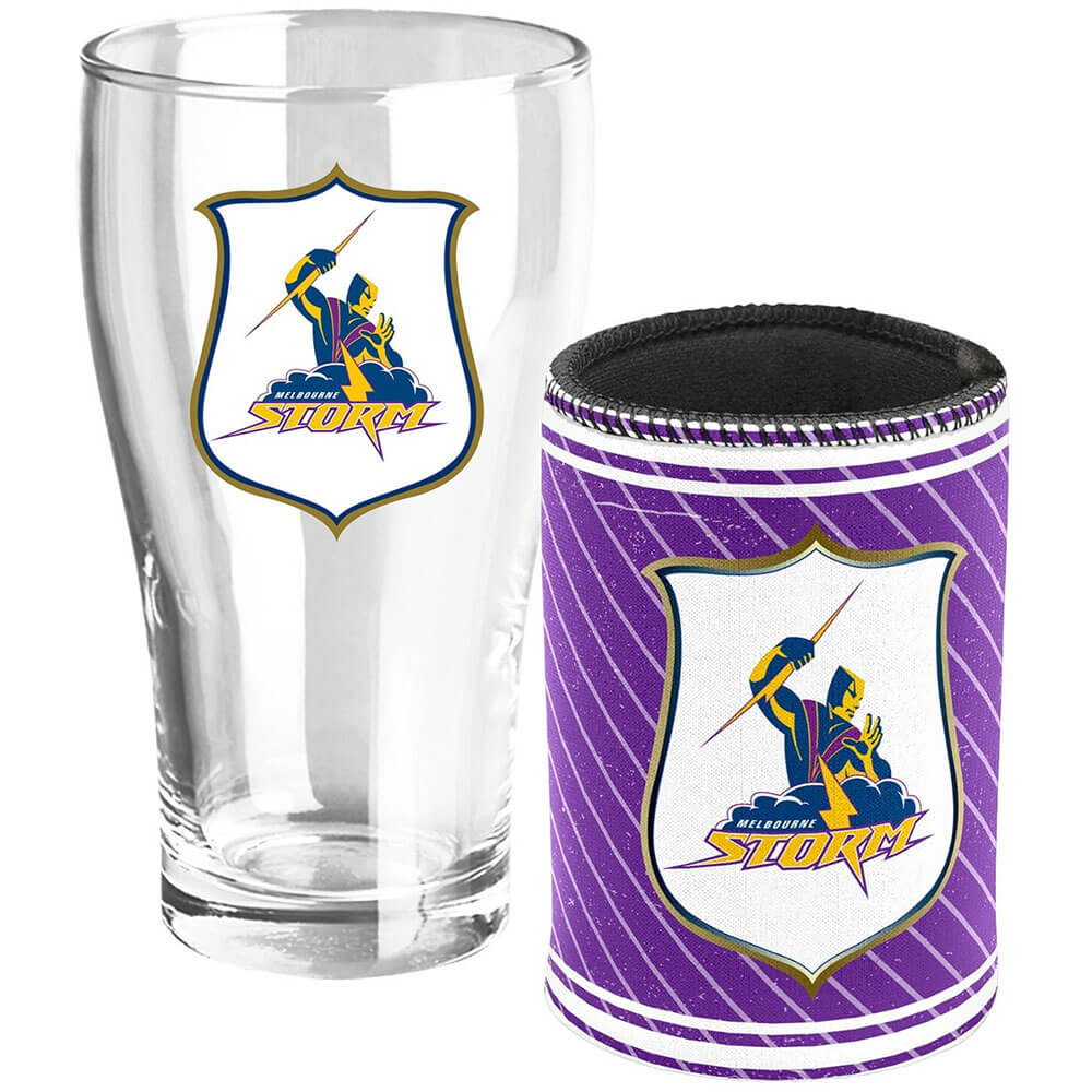  NRL Heritage Pint-Glas und Dosenkühler