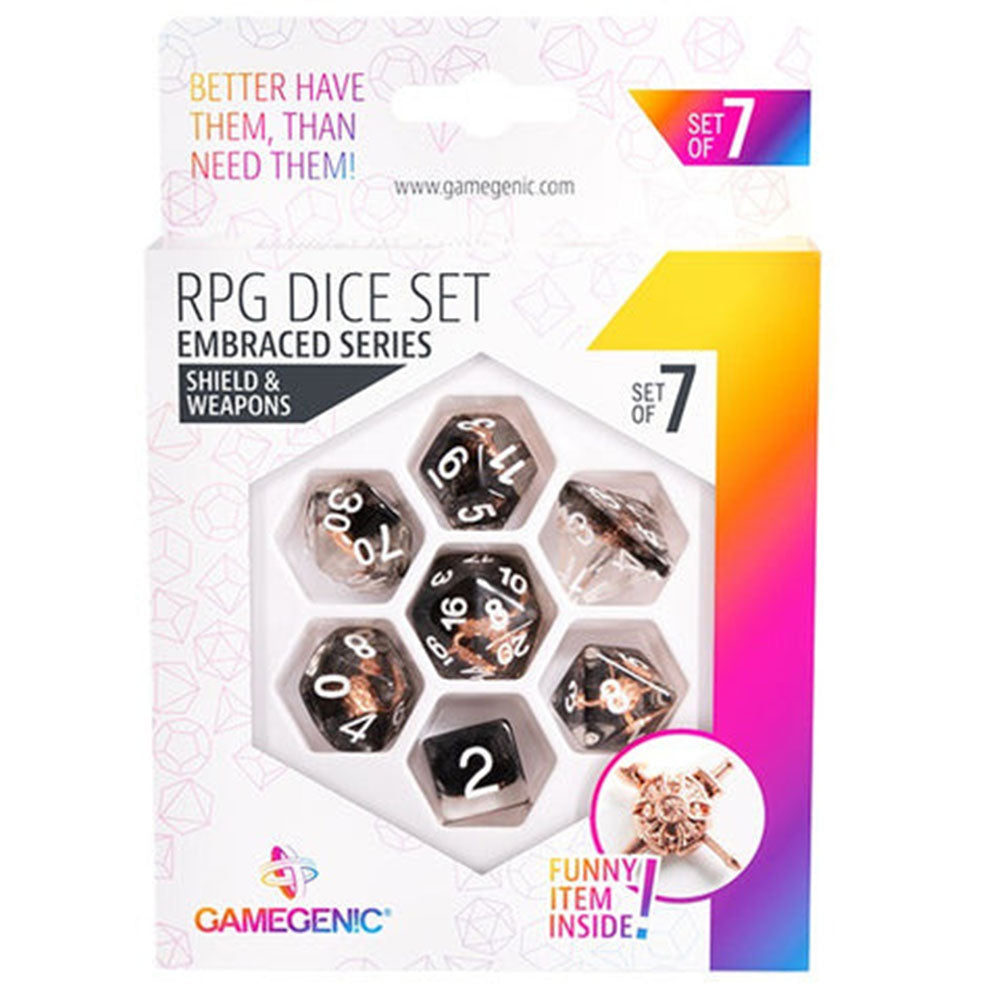 GameGenic omarmde serie RPG Dice Set 7pcs Set 7pcs