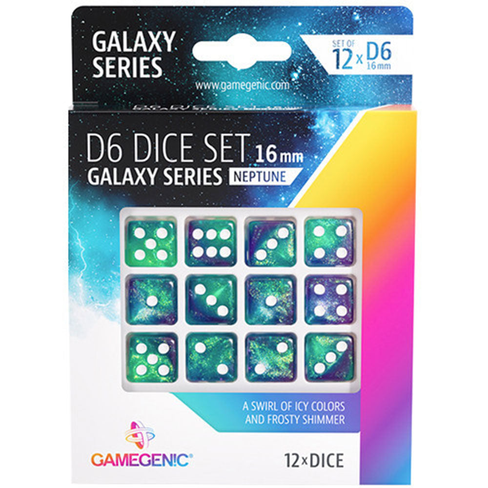 GameGenic GalaxyシリーズD6ダイスセット16mm（12pcs）