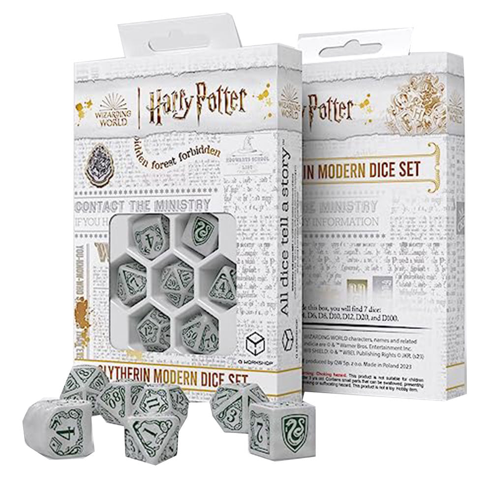 Harry Potter Slytherin Set moderno de 7 moririos