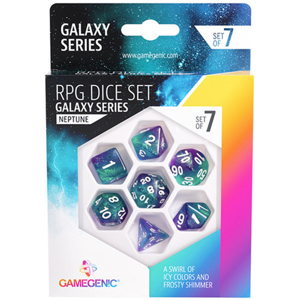 GameGenic Galaxy Series RPG Dice Conjunto 7pcs