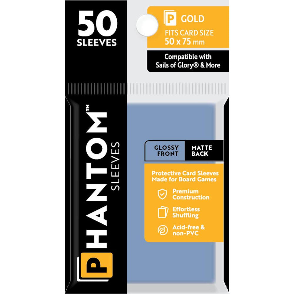 Mangas Phantom Gold 50pcs (50x75mm)