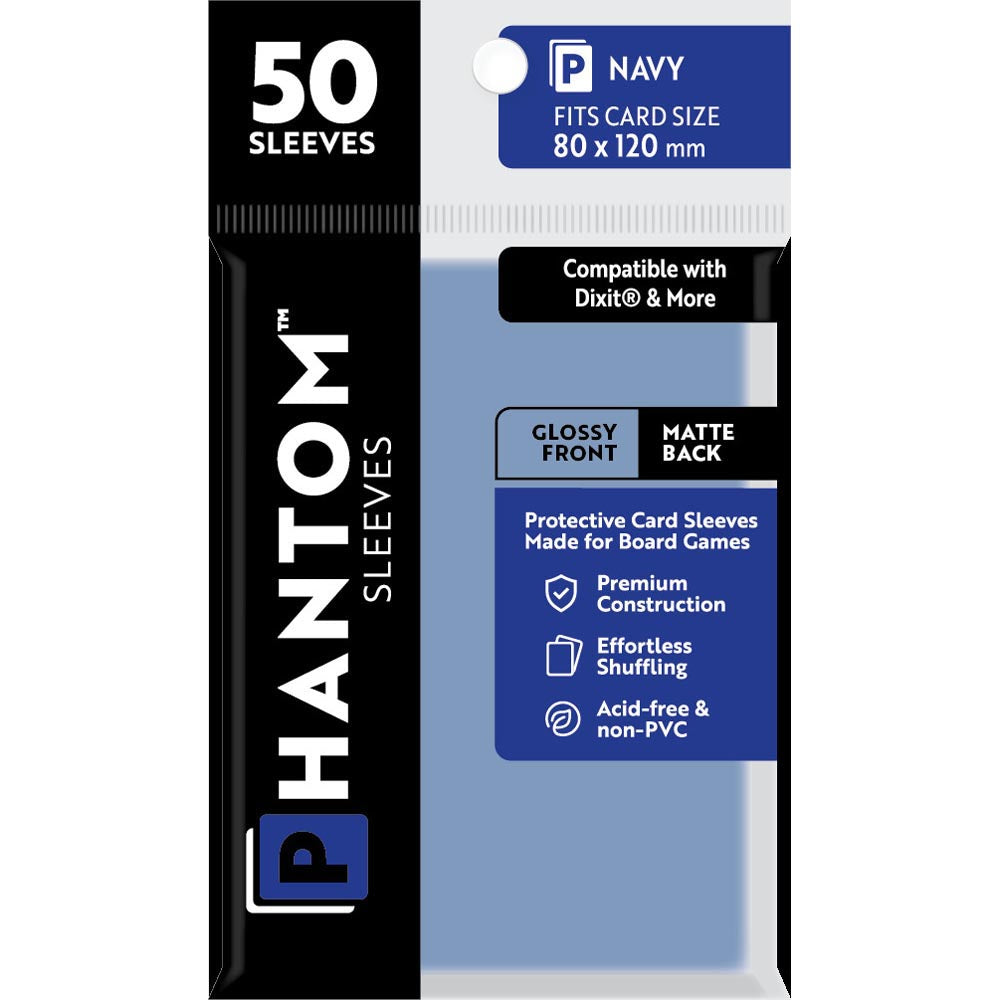 Navy Phantom Sheeves 50 st (80x120mm)