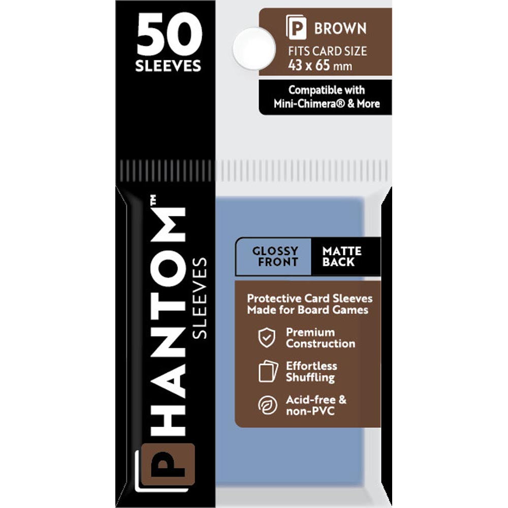 Mangas Phantom Brown 50pcs (43x65mm)