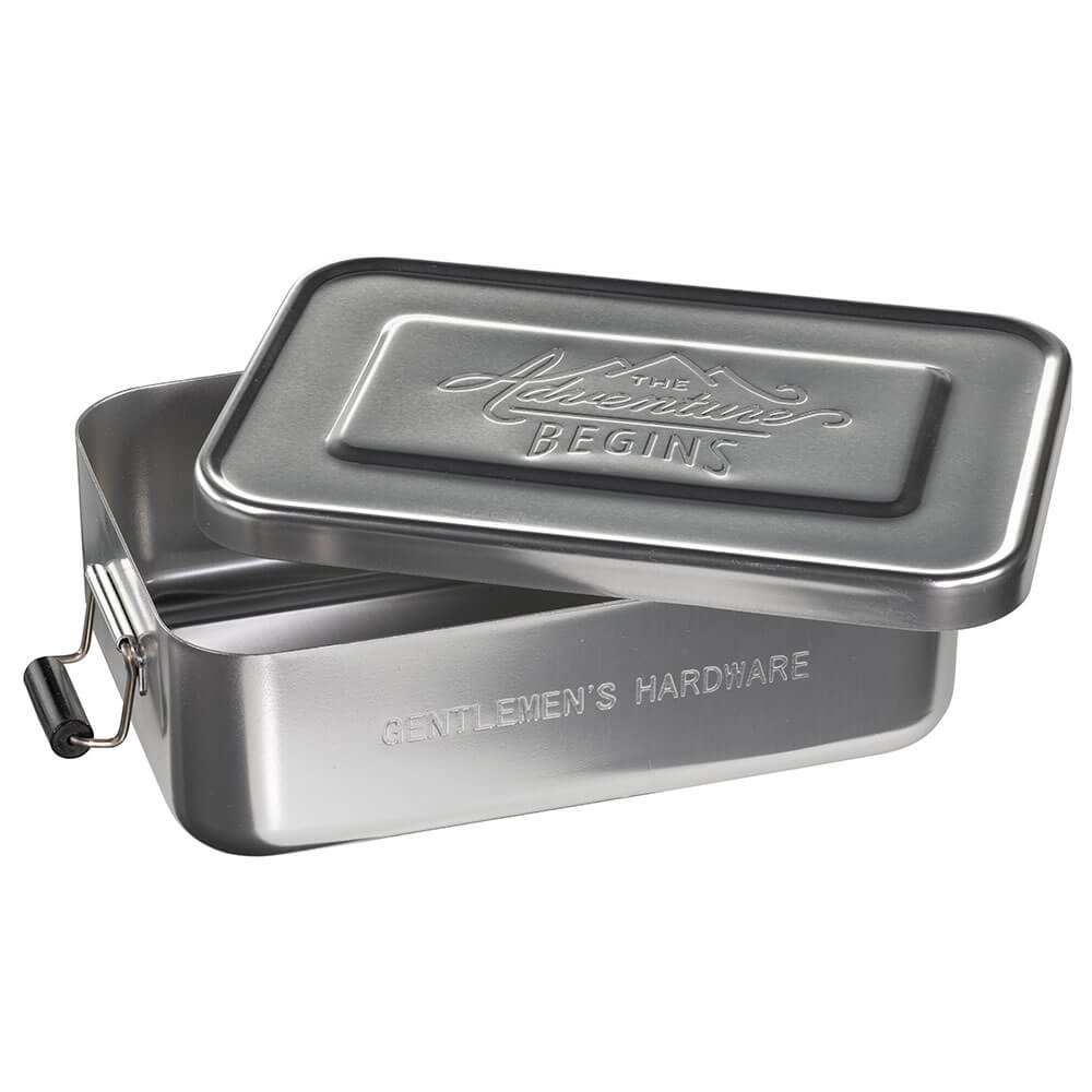 Herenhardware kleine aluminium lunchblik