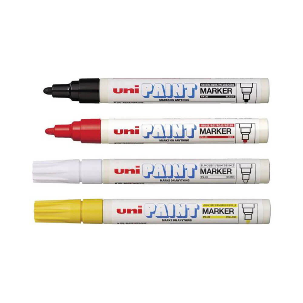  Uni-Farbmarker (4er-Pack)