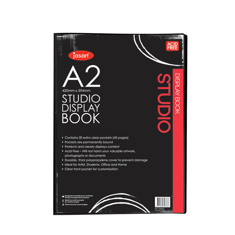 Jasart Display Book Black (20 páginas)