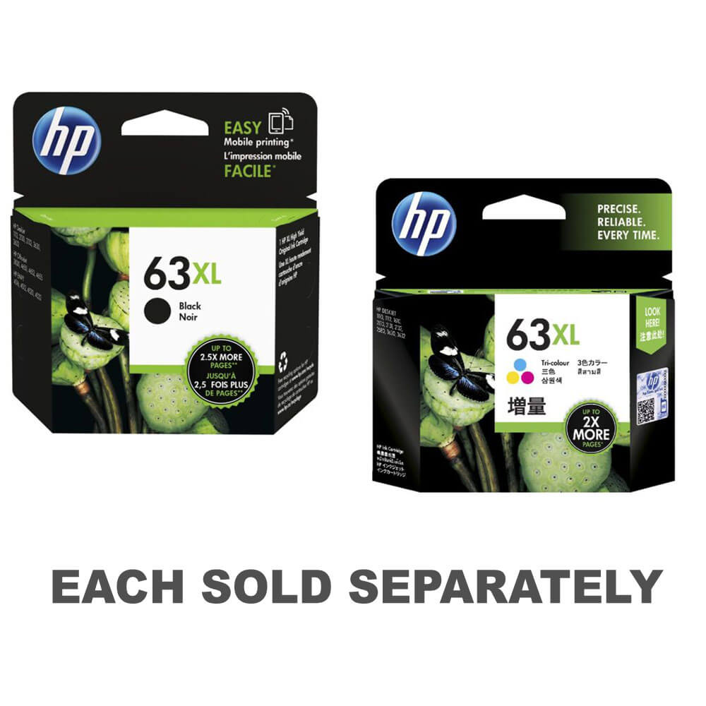 HP Inkjet Cartridge 63XL