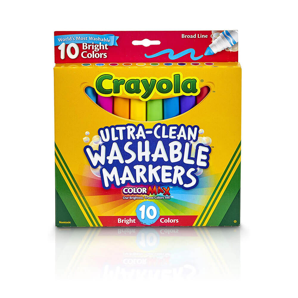 Crayola vaskbar Broadline -markør 10pk