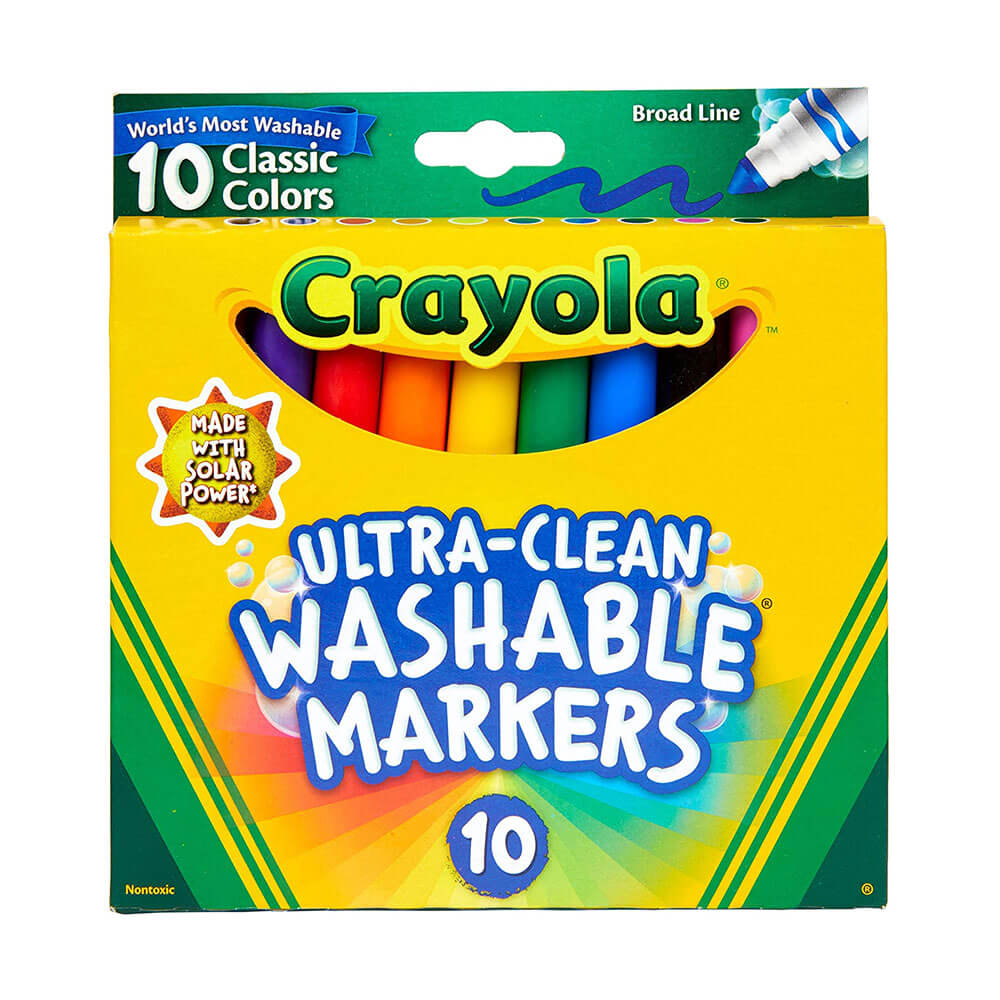 Crayola Washable Broadline Marker 10pk