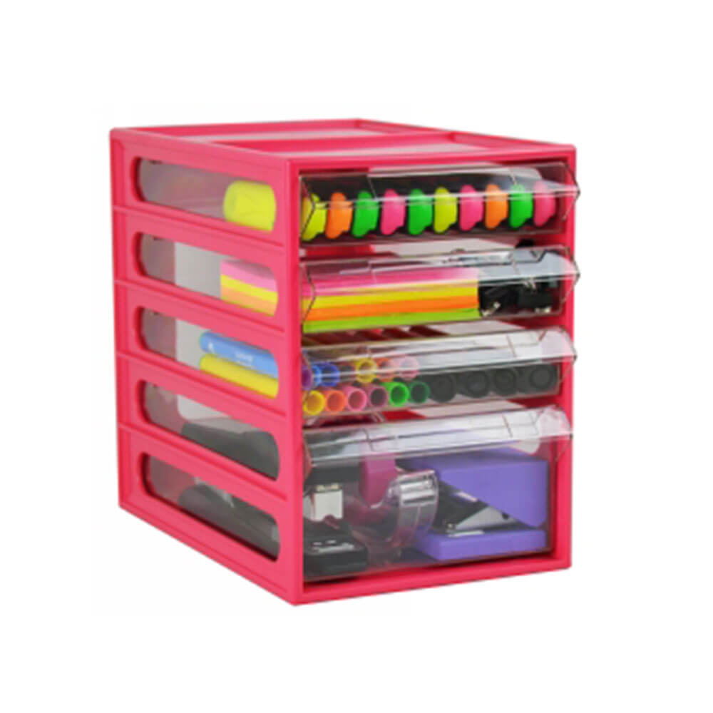 ItalPlast 4 Drawer Office Organizer