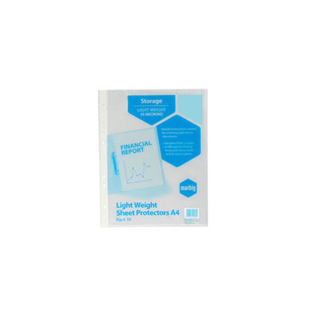 Marbig CopySafe Lightweight Sheet Sheet Protectors (A4)