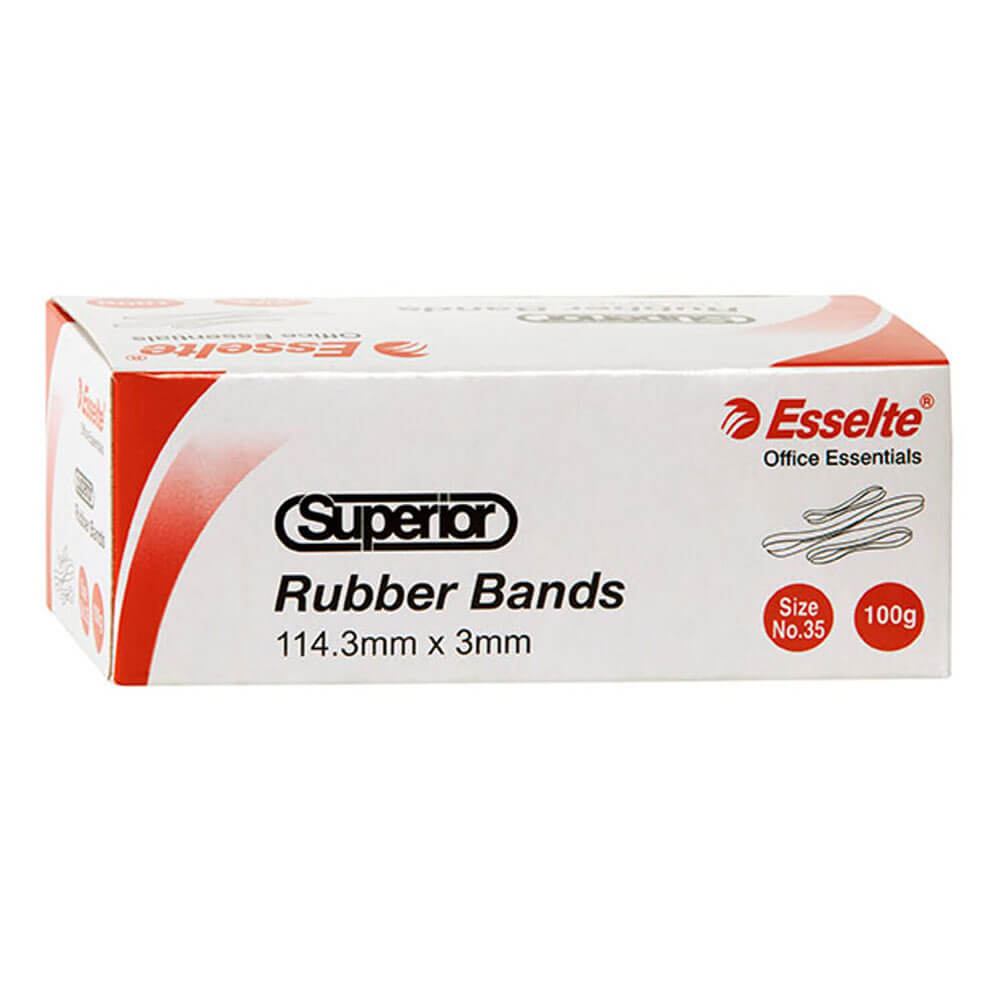 Esselte Superior Rubber Bands in Box 100g