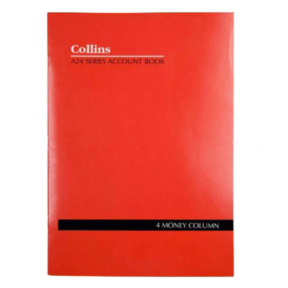 Libro de cuentas de Collins 24 hojas (A4)