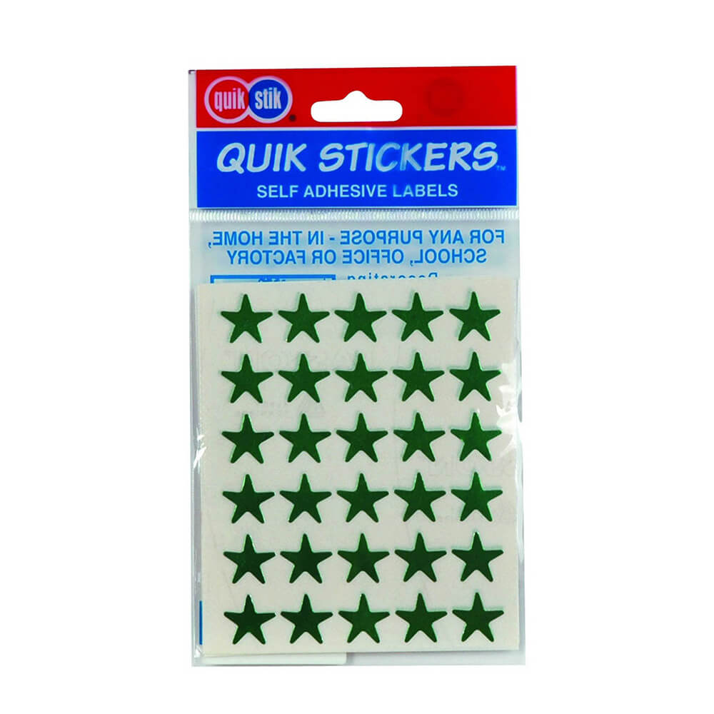 Rótulo Quik Stik Stars (pacote de 10)