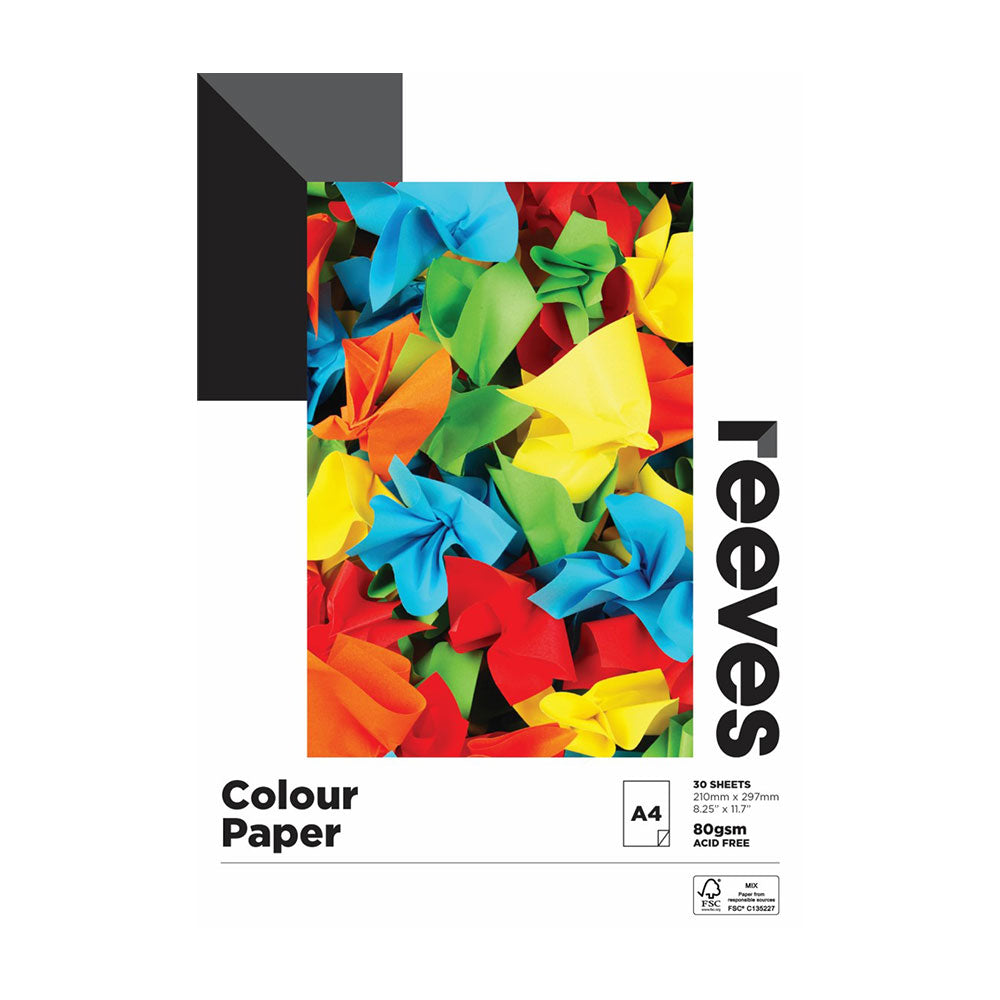 Reeves A4 Colour Pad 80gsm 30pcs