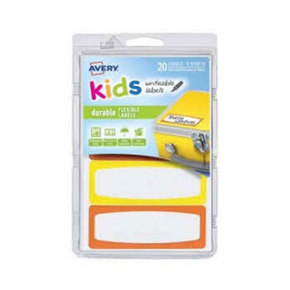 Avery Writable Kids ID -etiketter 20stk (89x32mm)