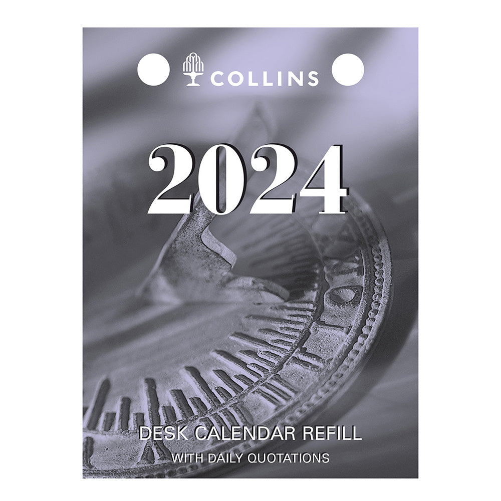 Collins Debden 2024 Calendário de mesa 76x102mm