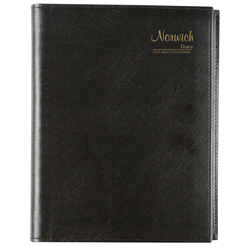 Cumberland Norwich A4 2024 Diary (czarny)