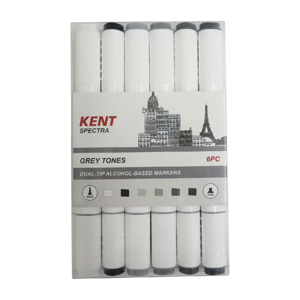 Kent Spectra Graphic Design Marker Zestaw 6PCS