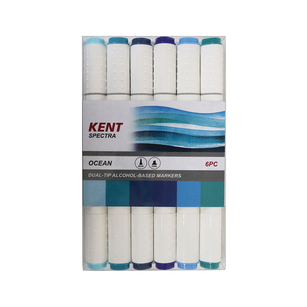 Kent Spectra Graphic Design Marker Set 6 st