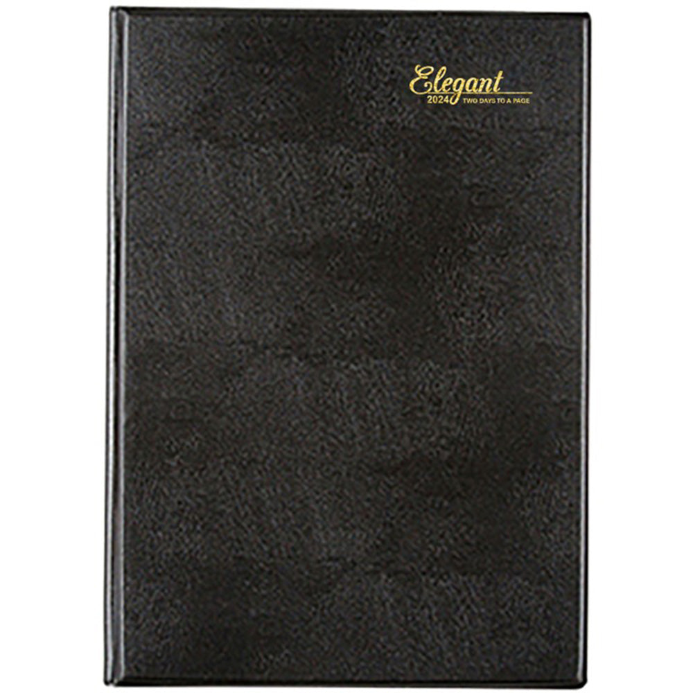 Cumberland Elegant A4 2024 Diary (svart)